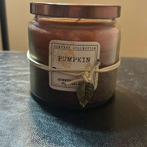 Pumpkin candle